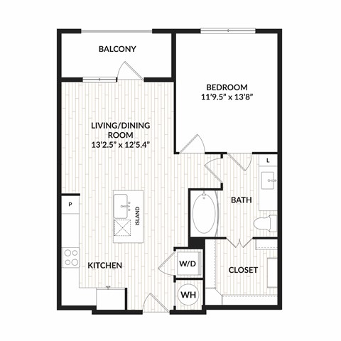 Aura Main Street New Apartments in Lewisville, Texas A4 Floor Plan
